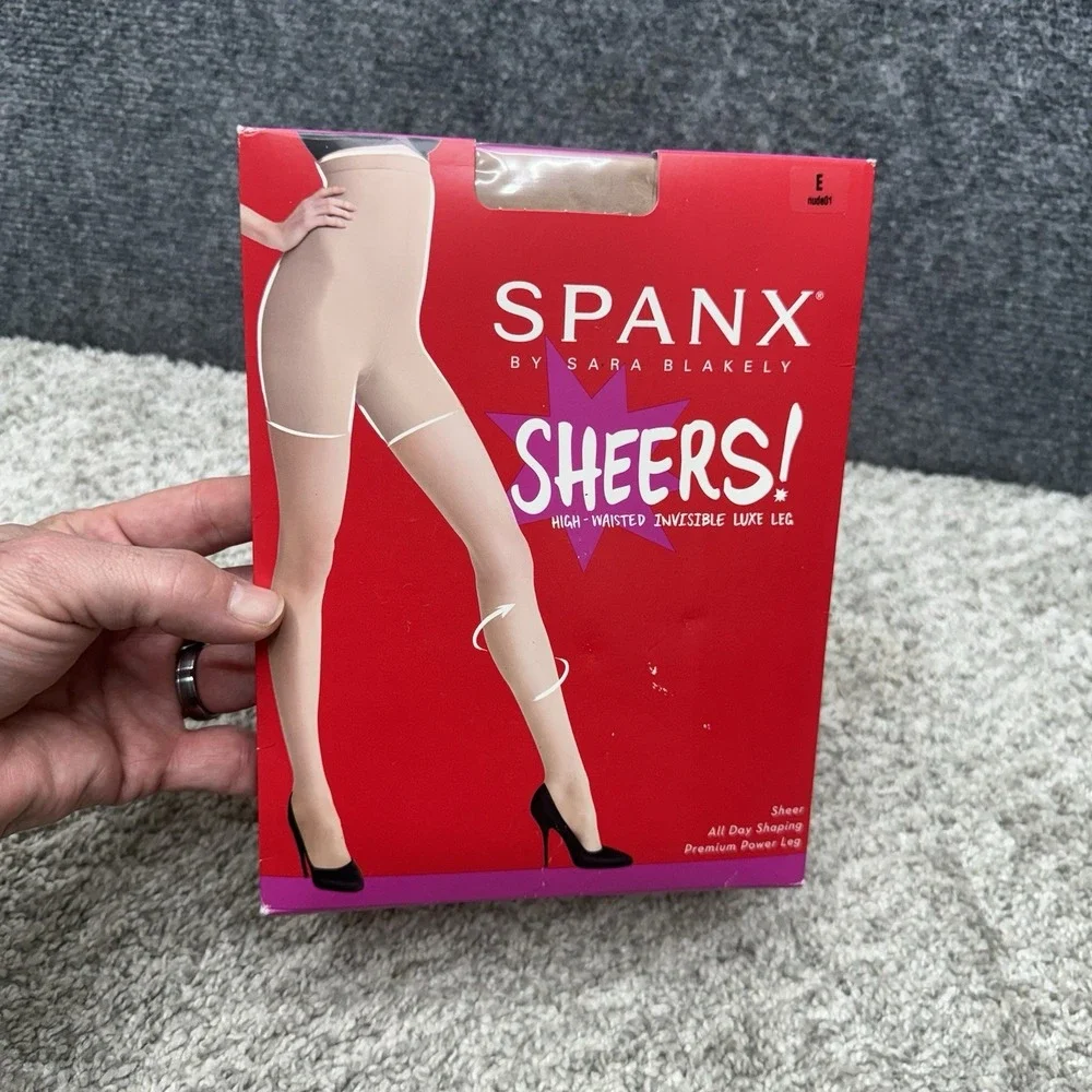 Spanx by Sara Blakely Sheers high waisted Nude01 size E invisible luxe leg